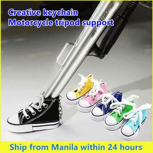 Motorcycle foot support Keychain Electric vehicle foot support Bicycle foot support Mini shoes Shoe key chai