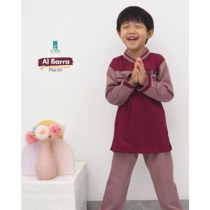 Setelan Koko Muslim Al-Barra ||By El-Fath|| Usia 2-10 Tahun|| Lengan Panjang