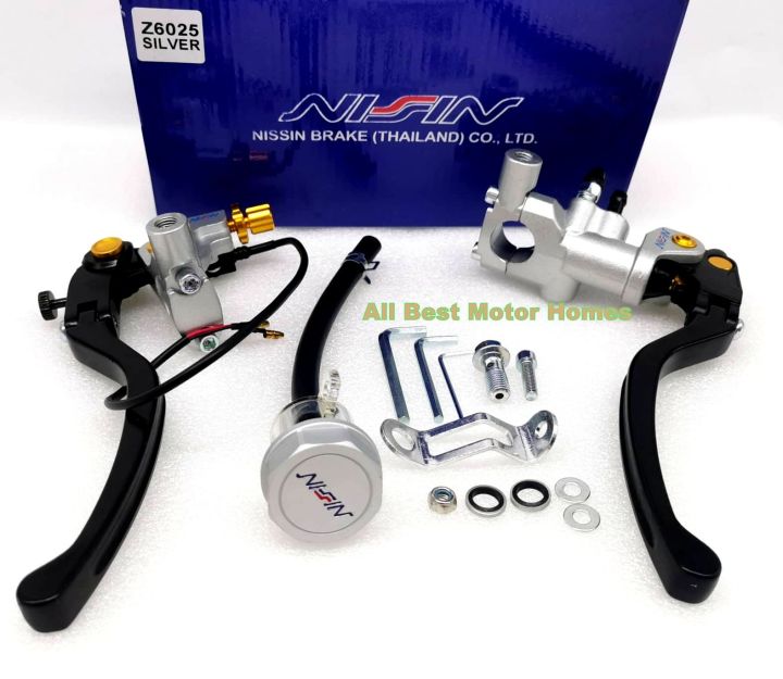 Brake Master Clutch lever set NISSIN Brand ORIGINAL Silver