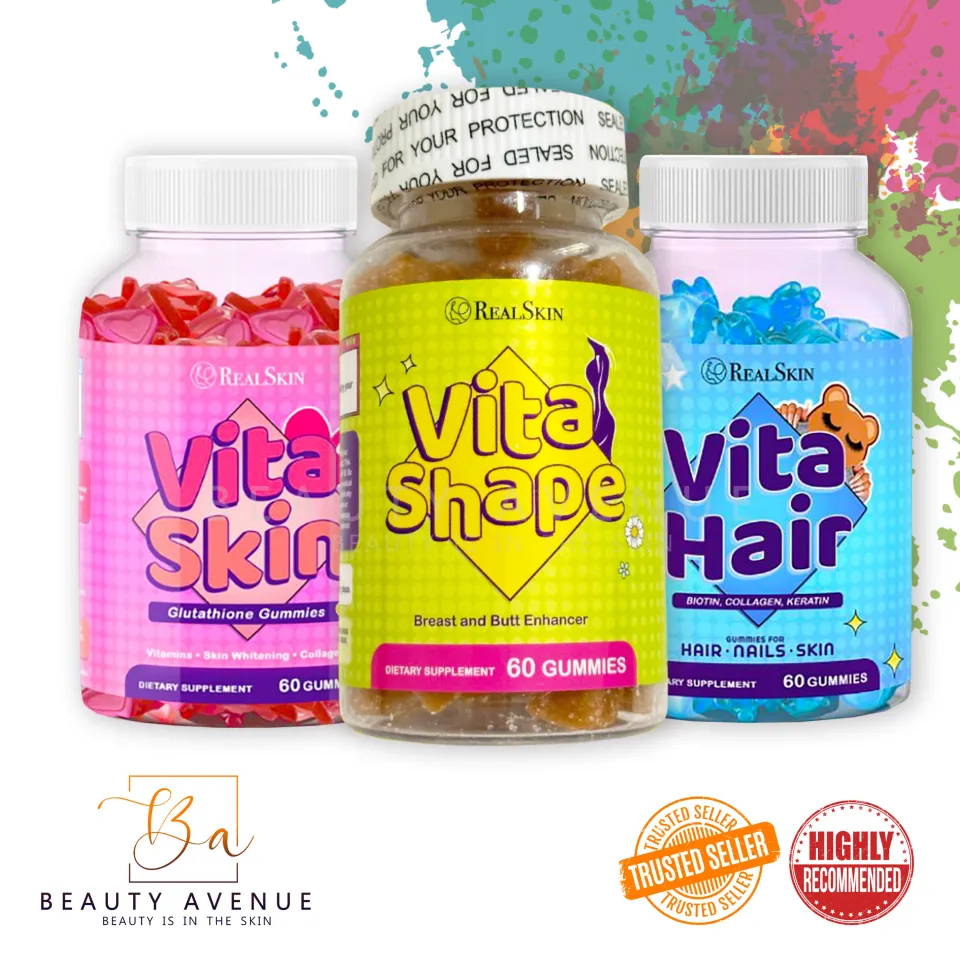 Real Skin GUMMIES ( Vita Hair, Vita skin, Vita Shape breast and butt e –  Kabayanshoppeedubai