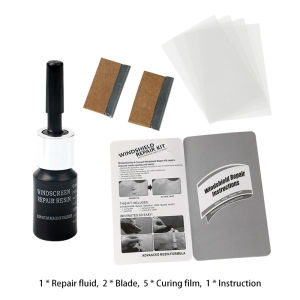 Car Glass Repair Glue Windshield Repair Kit Tool For Crack Windscreen Repair Tool Sets Glass Resin Glue Repair Nano Repair Fluid Gam Cermin Kereta Retak 汽车纳米修复液玻璃裂缝修复工具