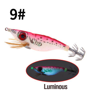 9.2g/10cm Hook Jigs  Cuttlefish Baits  Luminous Lure