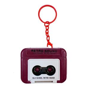 Small Recorder Pendant with Intricate Carvings Cassette Recorder Pendant Key Suitable for Everyday and Party Use