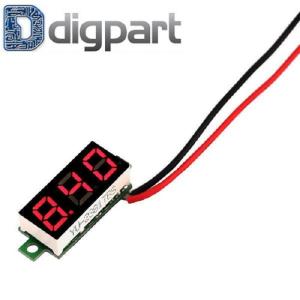 Digital Voltmeter Mini LED Display Merah 0.28 inch DC2.5-30V