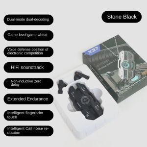 ♥100% ผลิตภัณฑ์ดั้งเดิม + Gratis Ongkir♥หูฟังบลูทูธ5.32025เคสชาร์จ Type-C หูฟังเล่นเกมตัดเสียงรบกวนสำหรับเล่นเพลงและเล่นกีฬา