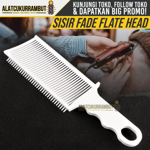 Sisir Cukur Rambut Sisir Fade Fading Gradasi Flate Head Barber Salon