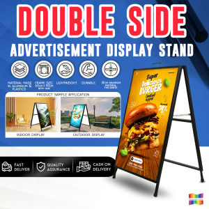 KGS Double Sided Poster Stand | Banner Stand for Business Store Displays Product Display