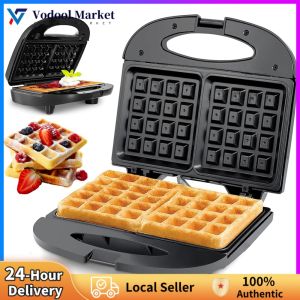Belgian Waffle Maker Non-stick Anti-scalding Compact Kitchen Appliance for Breakfast and Snacks