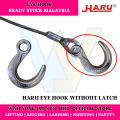 HARU EYE HOOK WITHOUT LATCH (H-5000B / H-6500T). 