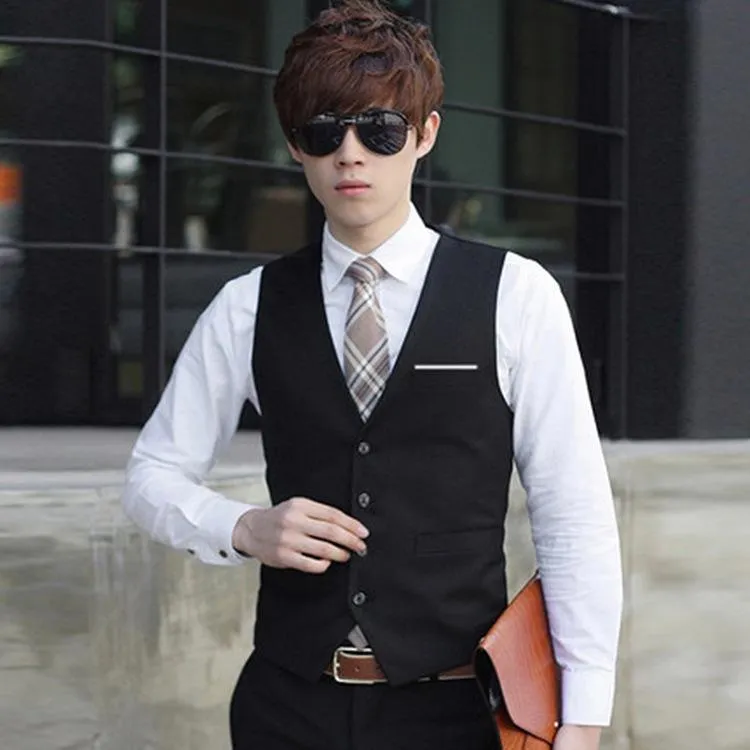 Casual sales suit vest