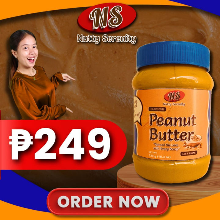 Nutty Serenity Peanut Butter Spread Plastic Jar Less Sugar Less oil