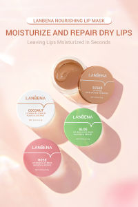 LANBENA Aloe Lip Mask Lip Balm Moisturizing Repairing Lip Skin Damaged Hydrating Improve Lips Gloss and Elasticity Lip Skin Care