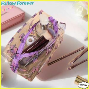 【Follow】【New Arrived】 COD กระเป๋าเครื่องสำอางใสดีไซน์สร้างสรรค์สำหรับผู้หญิง1ชิ้นกระเป๋าจัดระเบียบกระเป๋าใส่เครื่องสำอางความจุขนาดใหญ่น่ารักกระเป๋าใส่ลิปสติกแบบพกพา