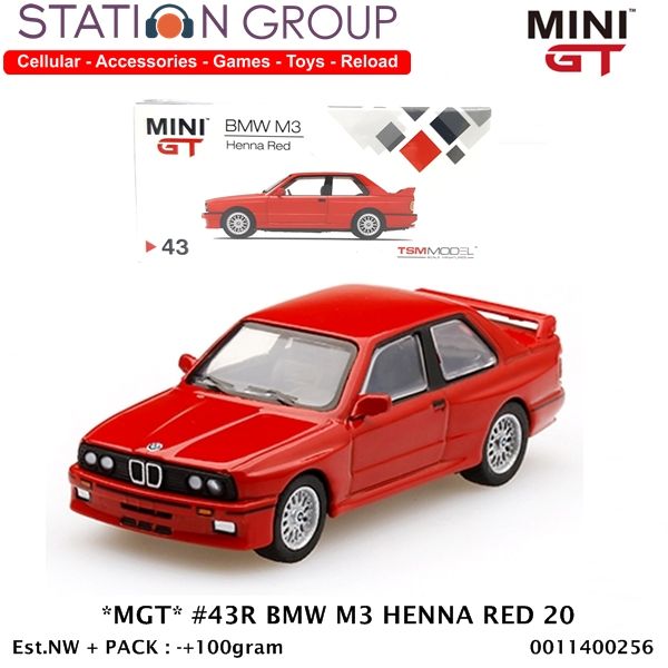 MINI GT #43R BMW M3 HENNA RED 1-64 20 - DIECAST - Lazada