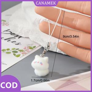 CANAMEK✨ Đổ xô chim cánh cụt hà mã động vật Móc khóa điện thoại dây nhựa dễ thương hổ Hải Ly Gấu tê giác Túi Tai nghe trường hợp Mặt dây chuyền