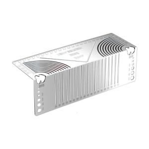 PrecisionSteel Angles Marking Instrument Multifunction Metal Bending Template Tool for 90° Bend Layout On Square Pipe