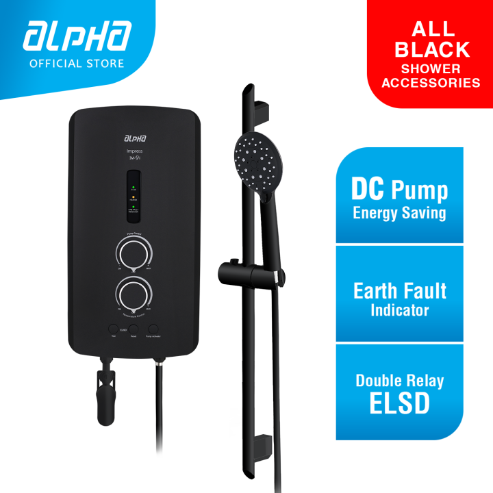 ALPHA IM9 i Super Power Instant Water Heater (DC Pump) Lazada