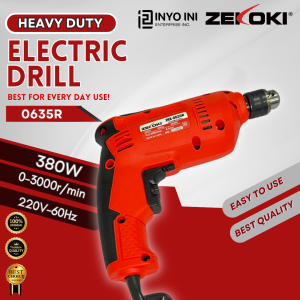 Zekoki High Quality Heavy Duty Electric Drill 0635R - 380W 220V~60Hz 0-3000r/min