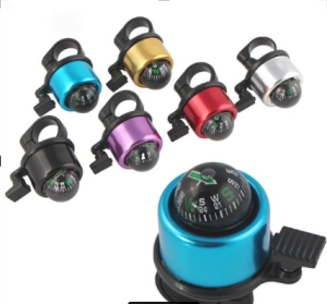 Aluminum Alloy Mini bicycle Ring Bells Bicycle with Compass 22mm Cycling Bicycle Handlebar Ring Bells  MTB Accessories ROAD bike folding bike fixed fixie gravel fat bike shimano compatible abc BETTER QUALITY KESA SA NABIBILI SA BANGKETA NG QUIAPO PROMISE