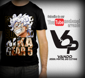 KAOS ANIME ONE PIECE LUFFY GEAR 5 FIFTH T-SHIRT 9