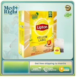 Lipton Yellow Label Black Tea 100 Enveloped Tea Bags