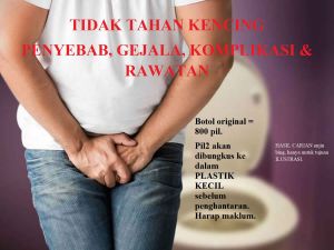 Ubat TANDA Tidak Tahan Kencing 尿失禁 Urine impotence #pil BTY⭐LAINindividuLAINkesanl#ubat tradisiona