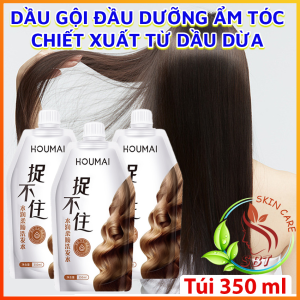 [DẦU DỪA] Dầu Gội Đầu Houmal Túi 350ml Chiết Xuất Từ Dầu Dừa Tự Nhiên – Dưỡng Ẩm Tóc Chuyên Sâu Chống Khô Rối Sạch Tóc Và Da Đầu Cho Mái Tóc Suôn Mượt Chắc Khỏe