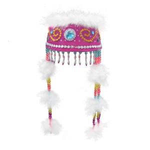 หมวกสไตล์ชนเผ่าของผู้หญิงหมวกปักลายวินเทจหมวกใส่ได้ทุกวัน