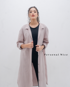 Personal Nice - Sema Tunik | Tunik Bahan Linen Polos | Long Tunik Kasual Bahan Adem Atasan Kerja