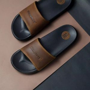 SANDAL SLIDE KULIT PRIA HUMPREY/SENDAL SLIDE HAND MADE GARUT - SLP CKT PULL UP 39