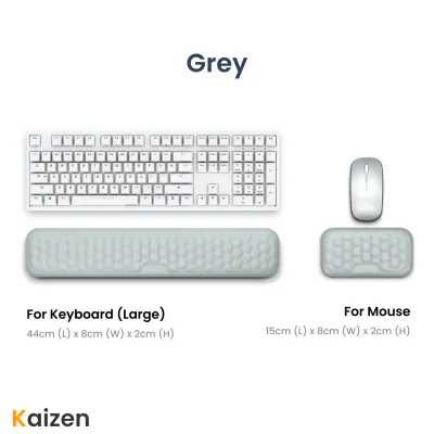 Wrist Rest Memory Foam Keyboard Mouse Breathable Soft Cushion Ergonomic Protect Finger Cool Work Study Arm Desk 手腕垫 护腕