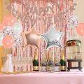 JOYMEMO 2024 Happy New Year Decorations 2024 Kit Rose Gold New Year Party Supplies Celebration Happy New Year Banner Number 2024 Balloons Tinsel Backdrop Curtain. 