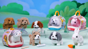 Realistic Walking Puppy Toy Electronic Pet Raising Toy Plush Pet Kids RolePlay Toy Interactive Crawl Learning Toy Gift