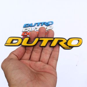 EMBLEM MOBIL DUTRO EKSTERIOR MOBIL VARIASI TIMBUL 3D BAHAN FIBERGLASS