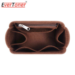 EverToner For Triomphe Bucket Felt Insert Bag Organizer Cosmetic Bag Handbag shaper Shopper Bag Travel Inner Purse