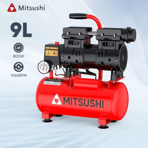Mitsushi 50L/30L/24L/9L 2 In 1 Portable Air Compressor Heavy Duty with Air Tank Pure Copper No Need Oil Air Pump