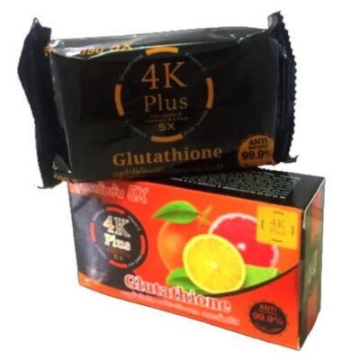 xà phòng glutathione Hàng Thái Lan chính hãng) Soap Xà Phòng mini Face & Body Trắng Da 4K Plus  5X Glutathione Xà Phòng Exfoliating Cho Da Dầu Glutathione Làm Sáng Da  Vitamin C Và E
