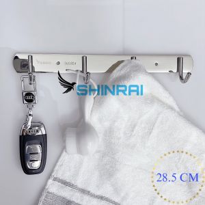 ( Tổng Kho Sỉ ) Móc Áo  Móc Tròn Treo Đồ Đa Năng  Móc Treo Quần Áo Nhà Tắm INOX SUS304 SHINRAI  Dán Tường - Khoan Tường