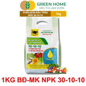 Phân Bón NPK 30-10-10+TE Greenhome Gói 700Gr Giúp Cây Đẻ Nhánh Bung Chồi Nhú Đọt Tốt Rễ