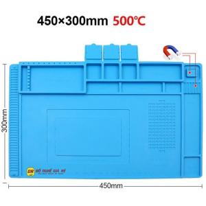 Tấm Lót Dụng Cụ Sửa Điện Thoại Laptop Thảm Lót Bàn Kỹ Thuật Hàn Mạch Điện Tử Bằng Silicon Chịu Nhiệt