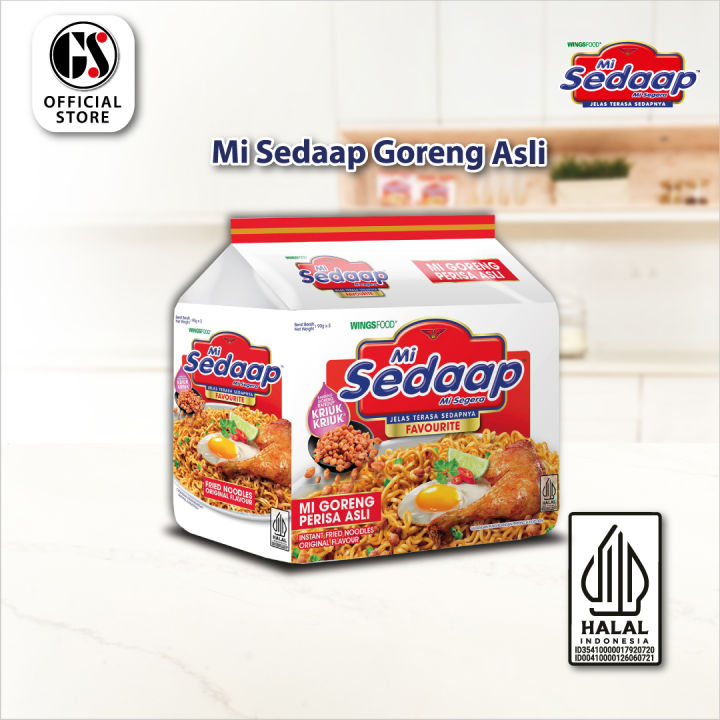 MI SEDAAP™ Goreng Asli 90gm x 5 Packs | Lazada Malaysia