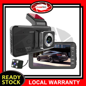 4.0 Inches Dash Cam Front and Rear View Dual Camera Car Dvr Cycle Recording FullHD Night Vision Vehicle Black Box Camera Car Video Recorder