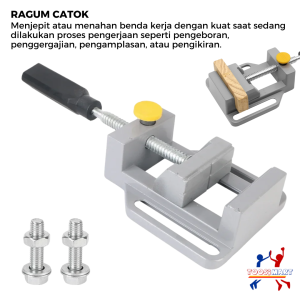 Penjepit Ragum Klem Vise Catok Press Stand Bor