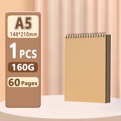 Professional sketchbook Thick paper Spiral notebook Art school supplies Pencil drawing notepad