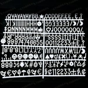 Felt Letter Board Handmade Felt Decoration Message Board Changeable Symbol Number Home Office Decoration Message Board