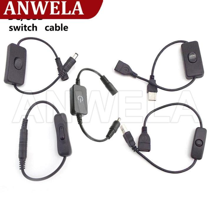 501 303 304 On Off Switch Dc Usb Male To Female Power Control Connector ...