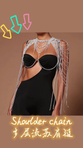 Versatile Adorned Fringe Layered Fringe Body Enhances Casual And Evening Wear Effortlessly