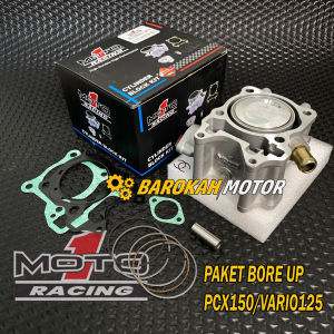 MOTO1 Blok Bore up PCX 150 Harian/ Racing Piston 61mm Pin 13mm Cocok Untuk Vario 125