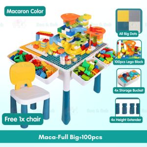 Multi-Function Children Building Blocks Table