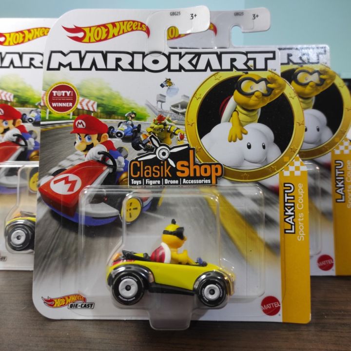 Hotwheels Hot Wheels Mario Kart Lakitu Sports Coupe Lazada Indonesia